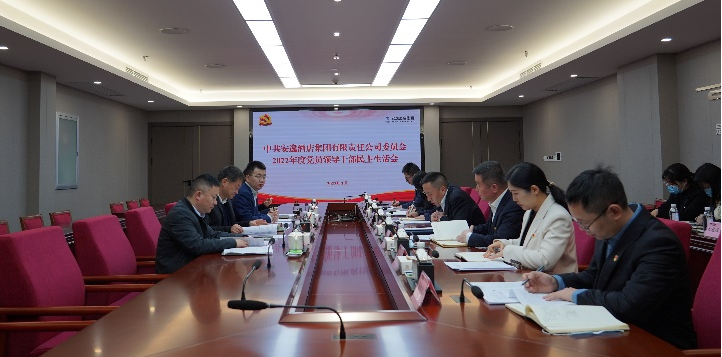 四川省K8凯发集团领导赴各子公司督导2022年度党员领导干部民主生活会