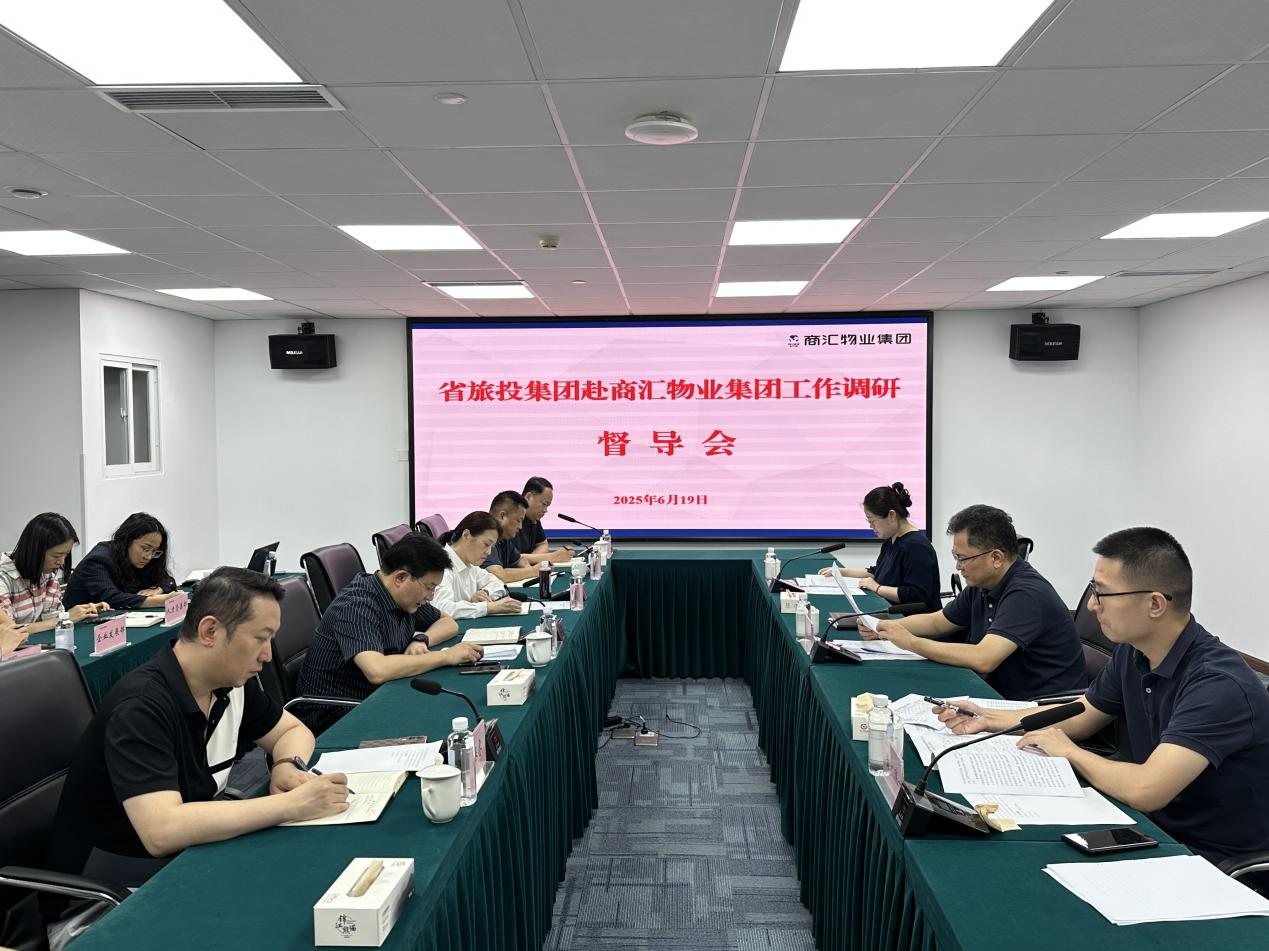 集团副总经理汪宏带队督导商汇物业集团及K8凯发航旅公司改革深化提升行动